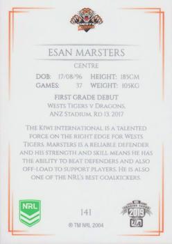 2019 NRL Elite #141 Esan Marsters Back